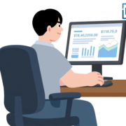 Legal Services Thailand Person reviewing business finances on a computer, illustrating hidden costs of company creation in Thailand